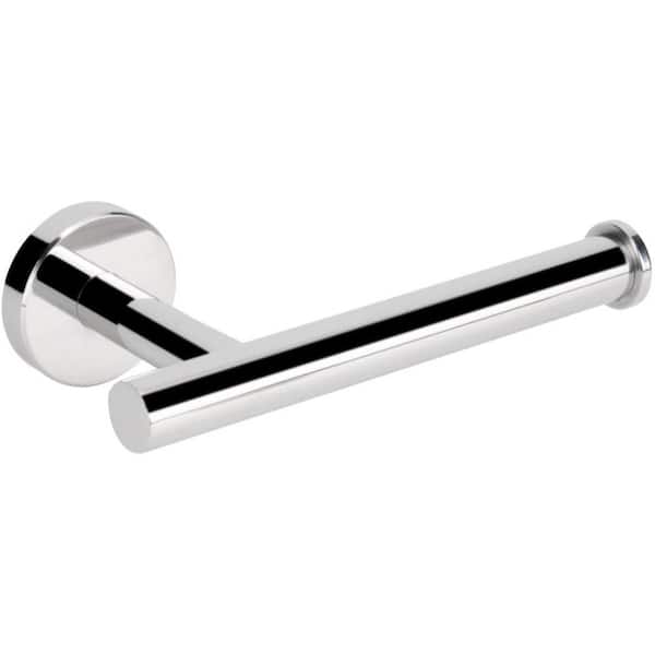1 Pack Stainless Steel Bathroom Toilet Paper Holder, Rustproof Wall Mounted Toilet Roll Holder Kitchen in Chrome Finish