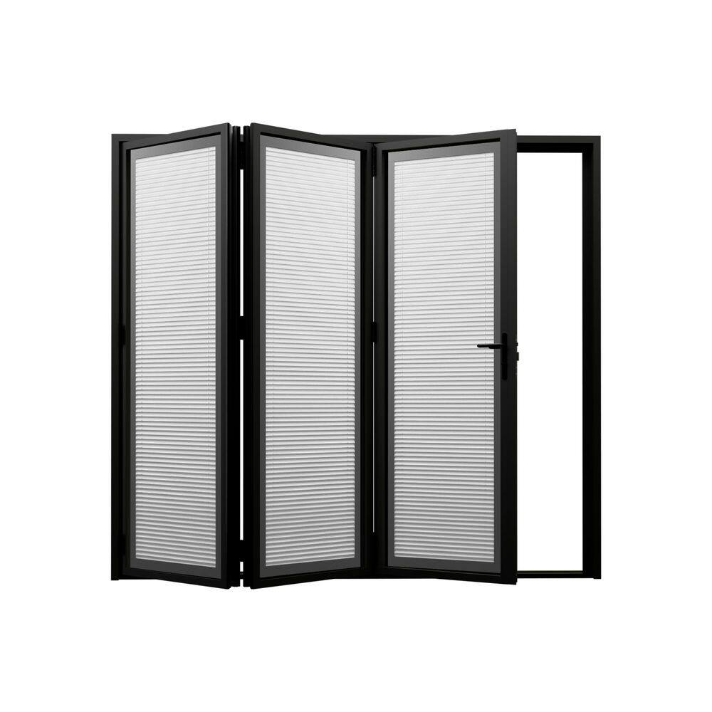 ARK DESIGN 96 in. x 80 in. Right Opening/Outswing Double Tempered Glass ...