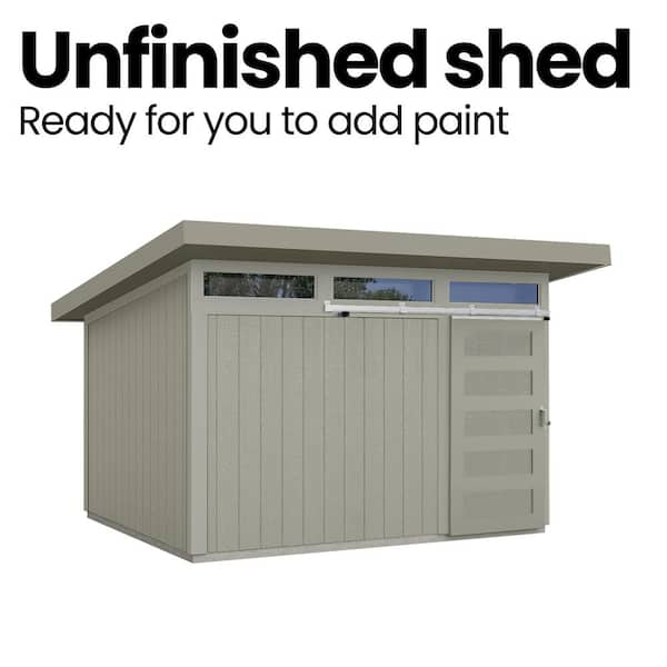 Handy Home Products Do-it Yourself Windemere 10 ft. x 12 ft. Deluxe  Multi-purpose Wood Shed with Smartside and operable window (120 sq. ft.)  19481-8 - The Home Depot