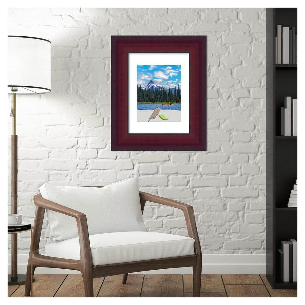 Canterbury Cherry Wood Picture Frame with Black Inner Edge