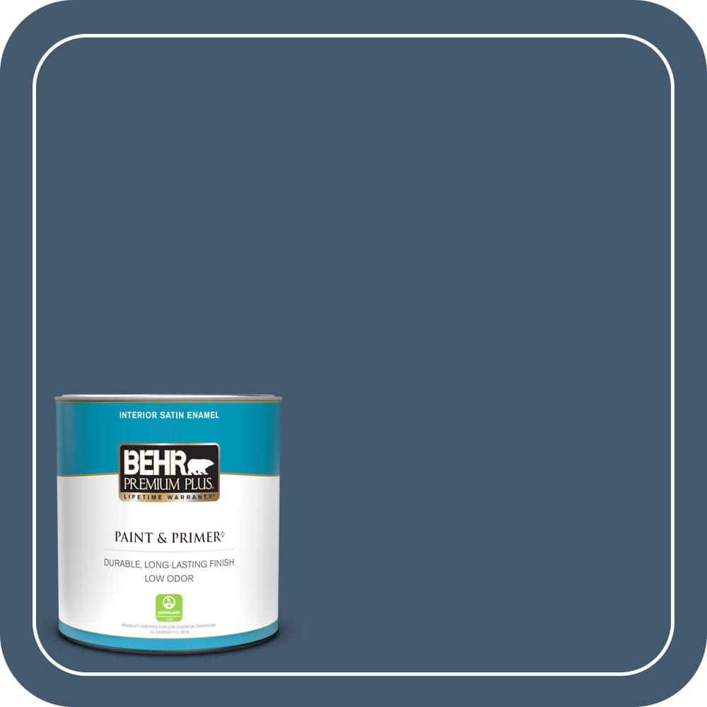 1 qt. #S500-7 Infinite Deep Sea Satin Enamel Low Odor Interior Paint & Primer price history on PriceWatchPro