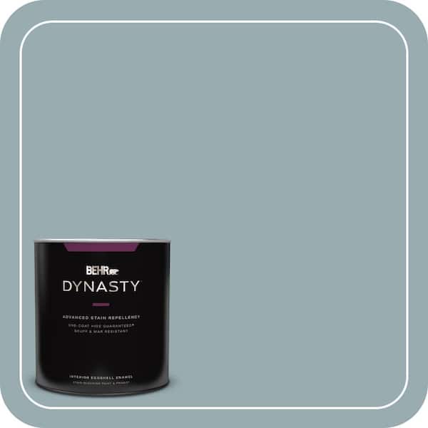 BEHR DYNASTY 1 qt. #BXC-28 Bucolic Blue Eggshell Enamel Interior Stain-Blocking Paint and Primer
