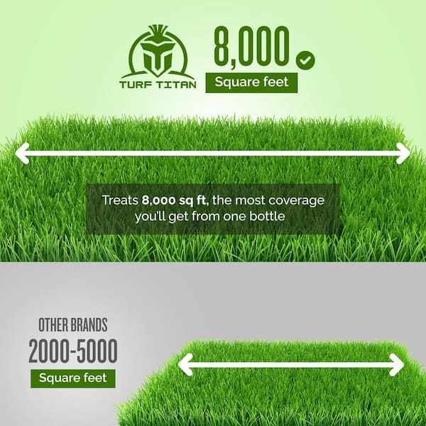 TURF TITAN - Drought Defender 32 oz. 8,000 sq. ft. Liquid Lawn Fertilizer Ready To Spray with Kelp 0-0-4