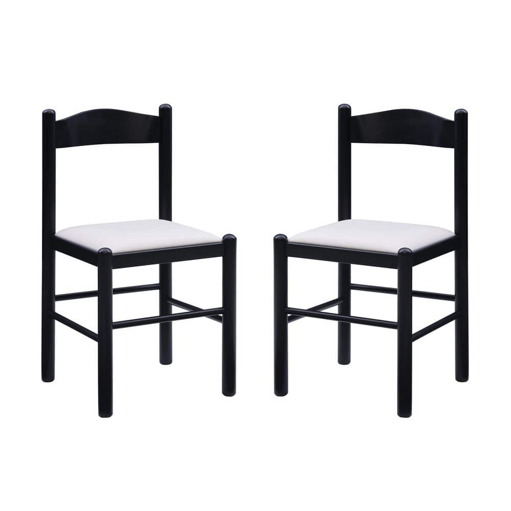 Lucinda black stacking online chair