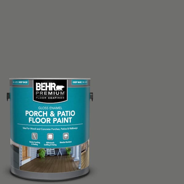 BEHR PREMIUM 1 gal. Home Decorators Collection #HDC-AC-17A Welded Iron Gloss Enamel Interior/Exterior Porch and Patio Floor Paint