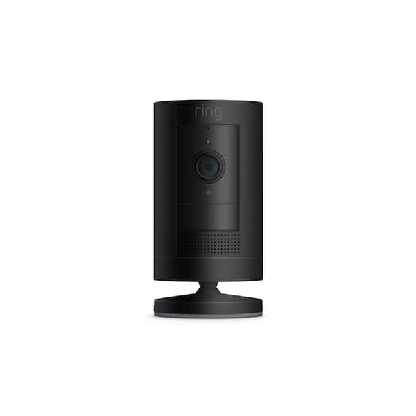 Ring Wired Video Doorbell with Stick Up Cam Battery, Black 