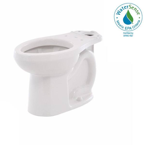 American Standard - H2O Option Siphonic Dual Flush Chair Height Elongated Toilet Bowl Only in White