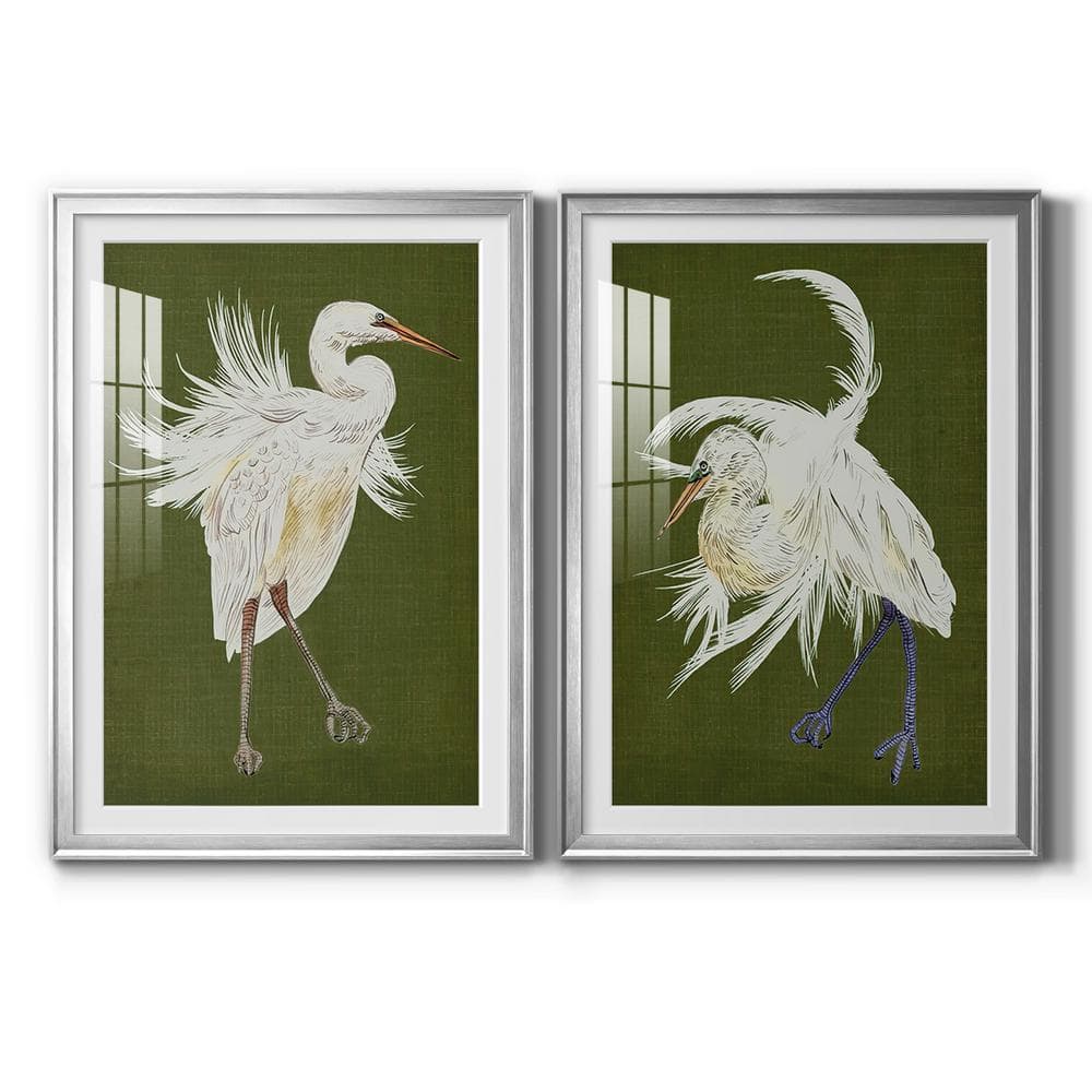 Heron Plumage III by Wexford Homes 2-Pieces Framed Abstract Paper Art Print 18.5 in. x 24.5 in. price history on PriceWatchPro