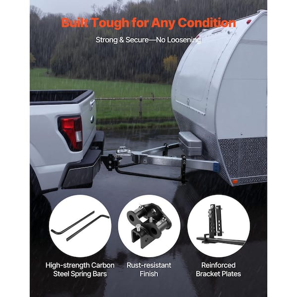 Weight Distribution Hitch, 14000 lbs. Max Towing and 1400 lbs. Max Tongue, Weight Distributing Hitches Kit