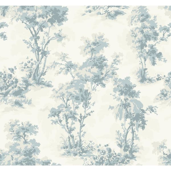 Sainsbury Light Blue Forest Wallpaper
