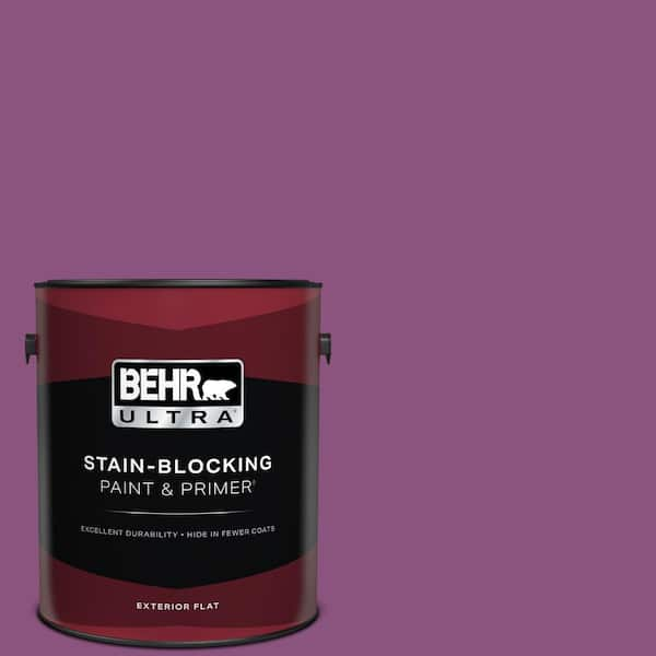 BEHR ULTRA 1 gal. Home Decorators Collection #HDC-MD-07 Dynamic Magenta Flat Exterior Paint & Primer