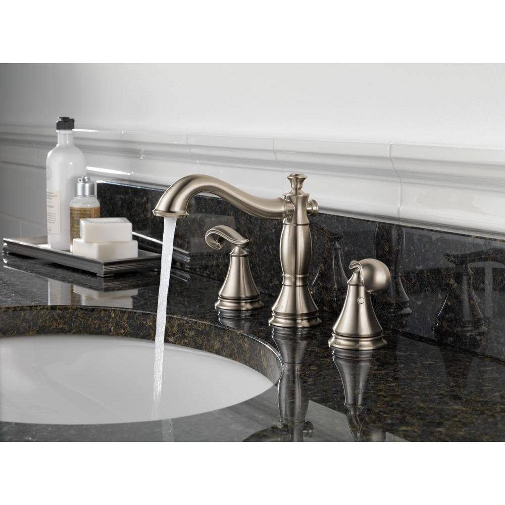 Elegant Cassidy Stainless Steel Widespread Bathroom Faucet