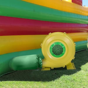 Inflatable Bounce House Blower Fan 1100-Watt 1.5HP Air Pump Commercial Castle Slide Fan