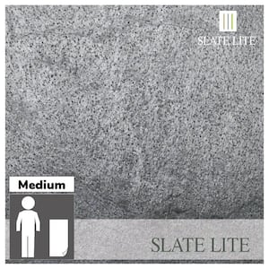 Silver Grey 24 in. x 48 in.  Slate Thin and Flexible Stone Sheet Wall Tile (8 sq. ft. / Case)