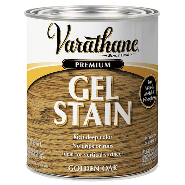 Varathane 1 Qt. Dark Walnut Semi-Transparent Gel Interior Wood Stain (Case of 2)
