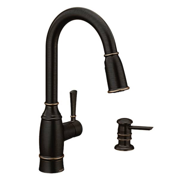MOEN Noell Single-Handle Pull-Down Sprayer Kitchen Faucet with Reflex and Power 