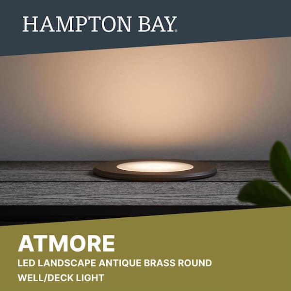 Hampton Bay 10-Watt Equivalent Low Voltage Rustic Bronze LED