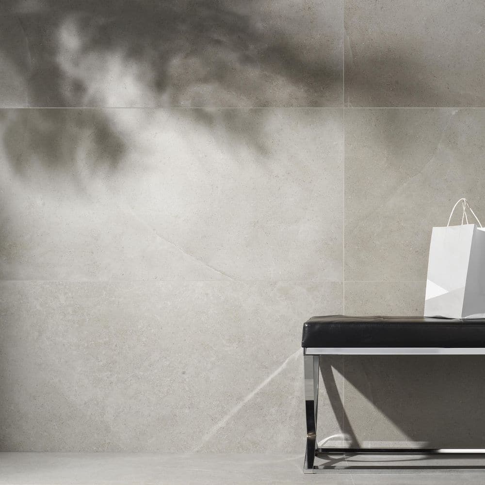 Large Format Light Gray Matte Porcelain Floor and Wall Tile