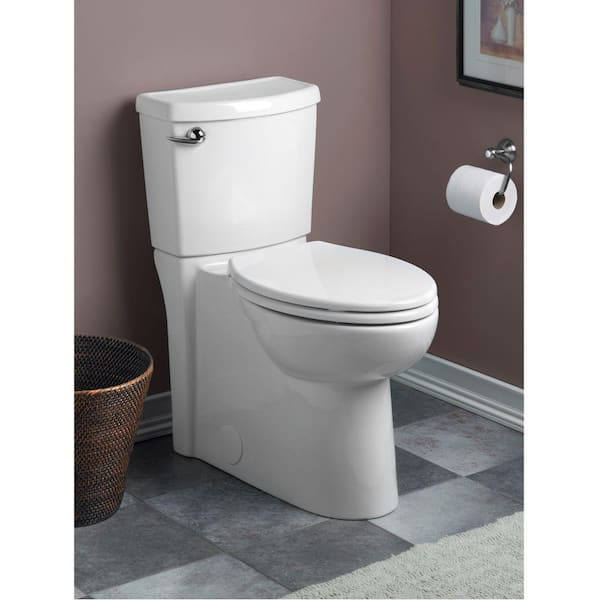 Cadet 3 FloWise Concealed Trapway Tall Height 1.28 GPF Round Toilet Bowl Only in White