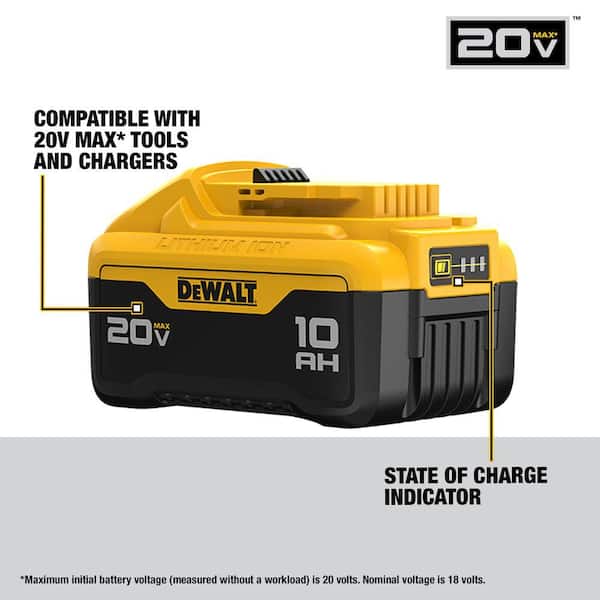 20-Volt MAX lithium-ion 10.0 Ah battery-pack