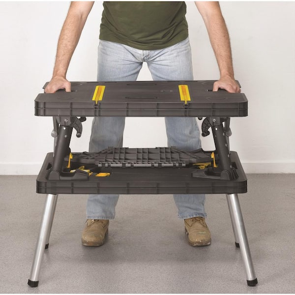 Keter - 21.65 in. x 33.46 in. x 29.7 in. Folding Work Table