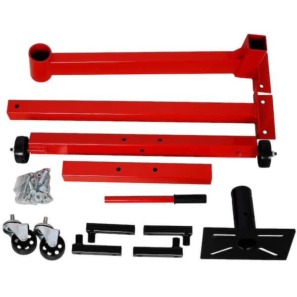 WRIGHTMASTER 1000 lbs. Engine stand in Red with Steel Rotating