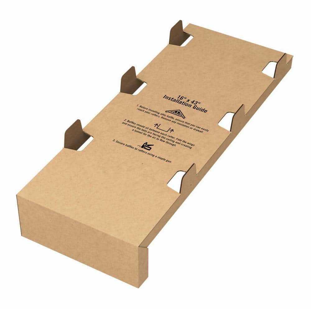 14 in. x 43 in. Rafter Corrugated Attic Baffle (50-Pack) price history on PriceWatchPro