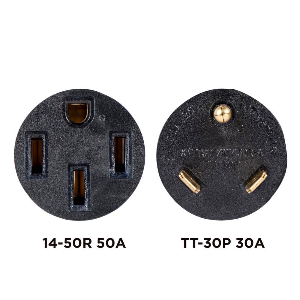 30 Amp 120-Volt TT-30P to 14-50R Generator Plug Adapter - 1