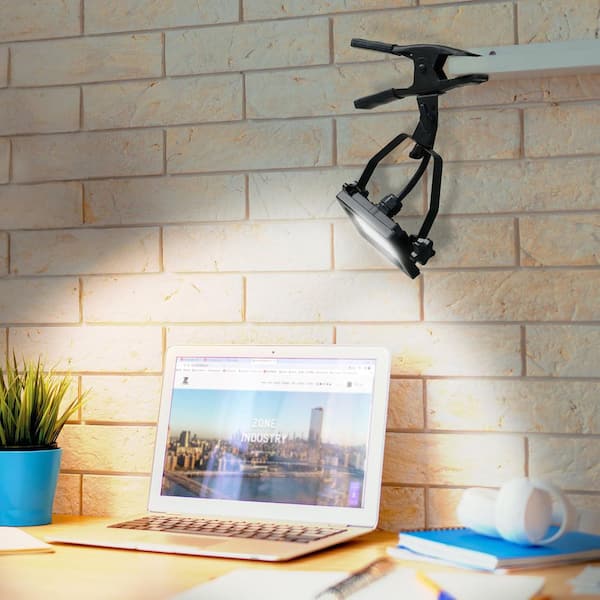 BeamBox 10-Watt LED Clamp Work Light 120-Volt Portable 1200 Lumens