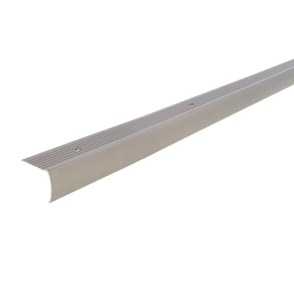 1-1/8"X1-1/8"X 144" PEWTER ALUMINUM STAIR EDGING HAMMERED