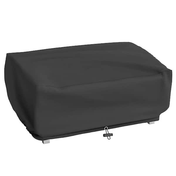 SHINESTAR 24 in. Premium Gas Grill Cover for Small Spaces in Black