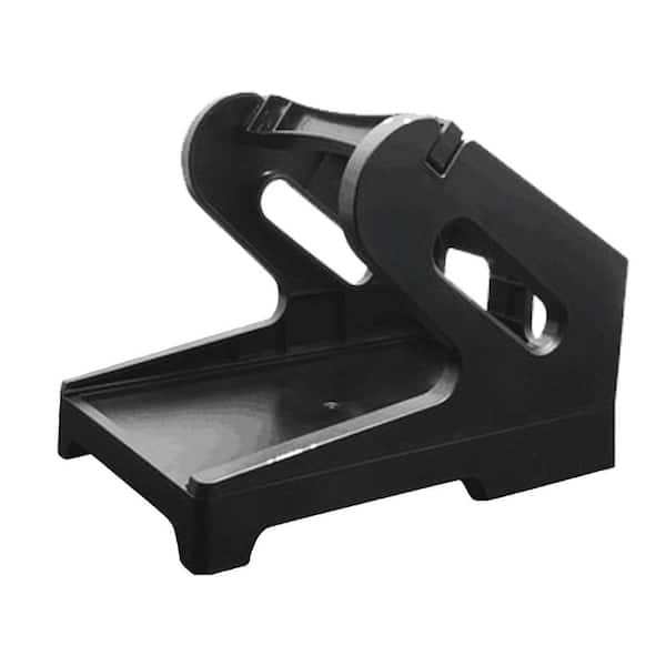Unbranded Label Holder Thermal for Rolls Fanfold Labels Shipping Stand Desktop Printer Accessory 8 x 5.5 x 6 in. Black