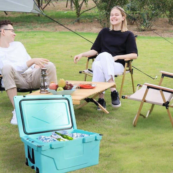 65 qt. Portable Blue Outdoor Camping Picnic Fishing Cooler Box