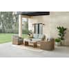 Hampton Bay Havenridge 4-Piece Wicker Patio Conversation Set with CushionGuard Mist Cushions FRS61082A-STM