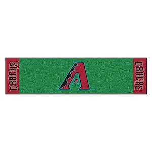 MLB Arizona Diamondbacks 1 ft. 6 in. x 6 ft. Indoor 1-Hole Golf Practice Putting Green