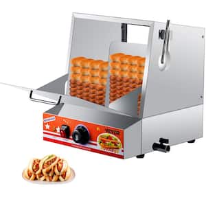 Hot Dog Steamer Classic Stainless Steel Hot Dog Hut Steamer Commercial Food Warmer Display