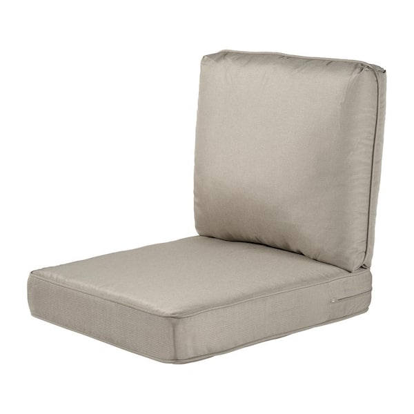 2 Piece Outdoor Lounge Chair Cushion, Outdoor Cushions Home Depot