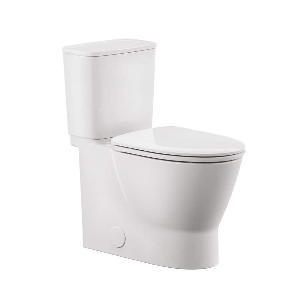 Aspirations EcoStrength 12 in. Skirted Two-Piece 0.80 GPF Elongated Toilet in White Seat Included price history on PriceWatchPro