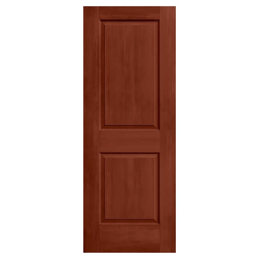 30 in. x 80 in. Carrara 2 Panel No Bore Hollow Core Amaretto Stain Molded Composite Interior Door Slab price history on PriceWatchPro