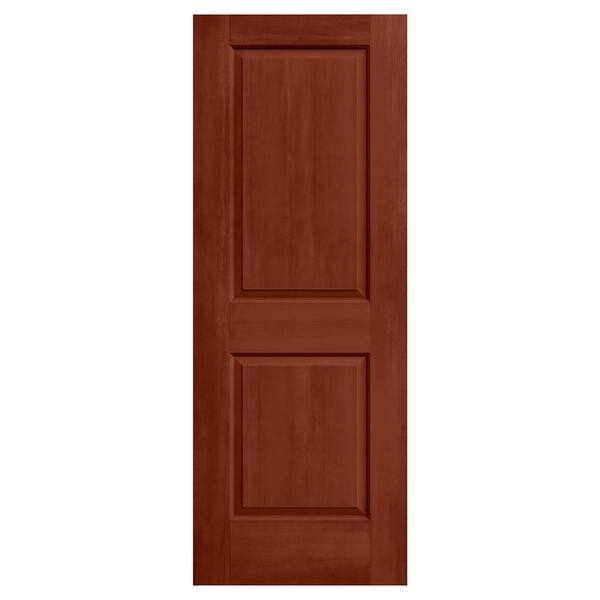 JELD-WEN 32 in. x 80 in. Cambridge Amaretto Stain Solid Core Molded Composite MDF Interior Door Slab