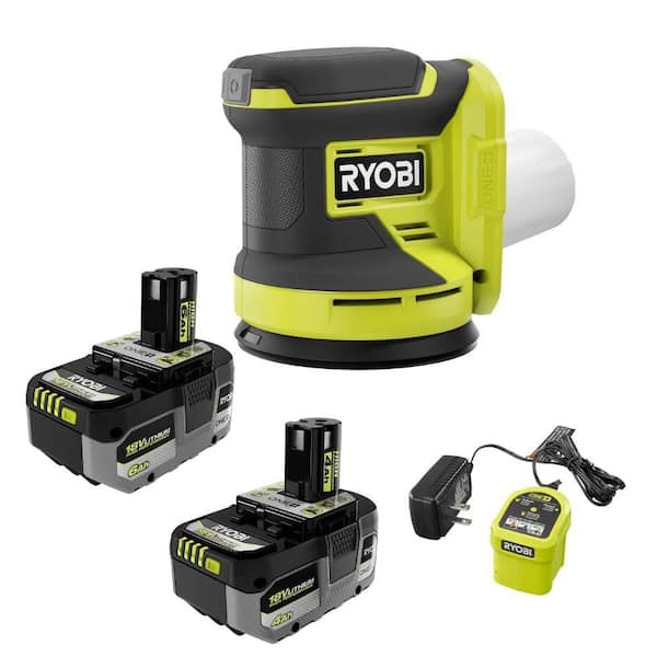 ONE+ 18V Lithium-Ion HIGH PERFORMANCE Kit w/ 4 Ah Battery, 6 Ah Battery, Charger, & FREE ONE+ 18V Cordless Orbit Sander