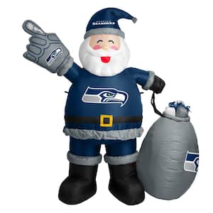 7 ft. Seattle Seahawks Santa Inflatable