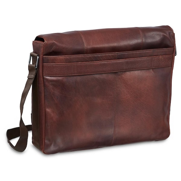 🌺Coach Hudson Messenger F23204 Colorblock Brown and Cognac Leather Laptop  Bag