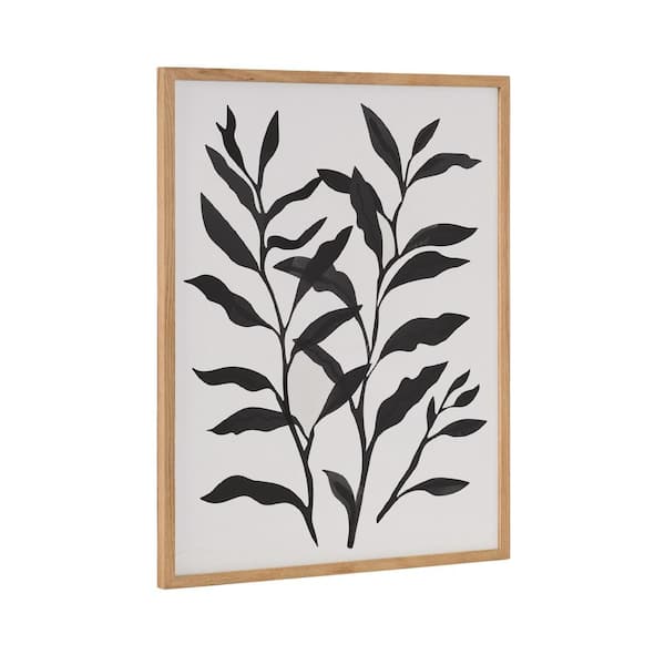 Kate and Laurel Gallery Modern Botanical Matisse by the Creative Bunch Studio Natural Framed Art Print 16 in. x 20 in.