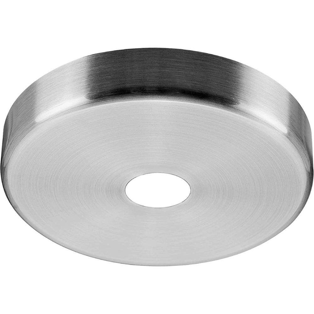 Brushed Nickel Contemporary Chandelier Fixture Canopy, 5-1/8" Diameter