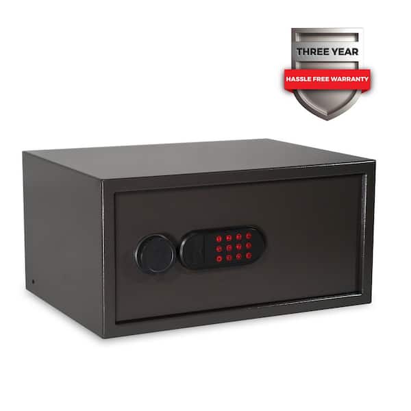 SANCTUARY Home and Office 1.34 cu. ft. Security Vault with Electronic Lock, Dark Gray Hammertone Finish
