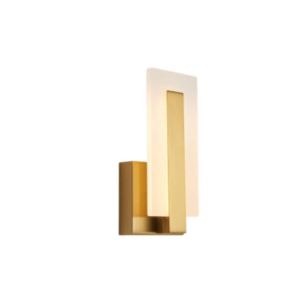 1-Light Brass Dimmable LED Wall Sconce, Modern Wall Lighting for Bedroom, Bathroom, Living Room (2-pack) price history on PriceWatchPro