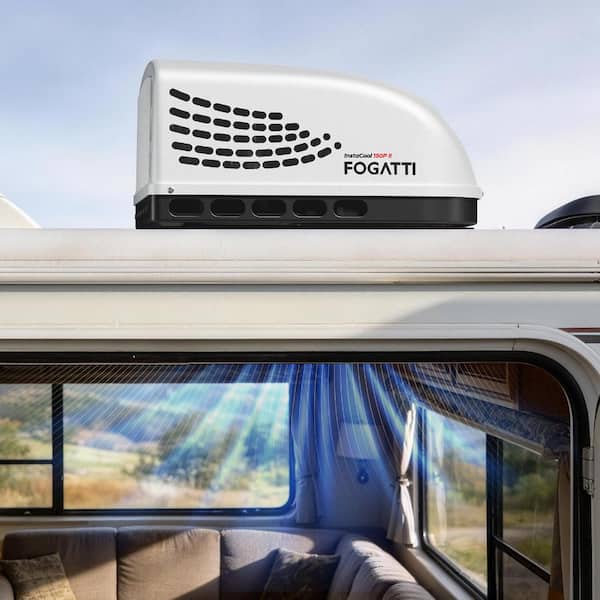 InstaCool 16,000 BTU RV Rooftop Air Conditioner, Non-Ducted Cooling Only, Quiet 59 dB Easy Install R-32, 2-Year Warranty