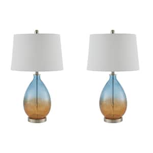 Cortina 26.75 in. Blue Table Lamp
