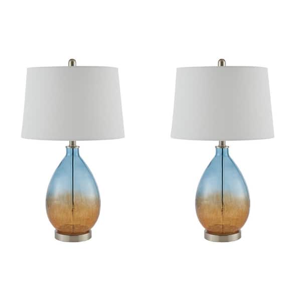 Cortina 26.75 in. Blue Table Lamp